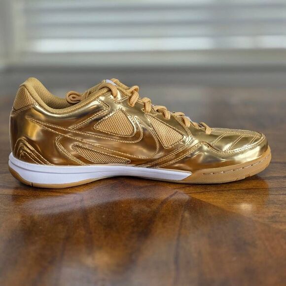 Nike Gato LV8 Metallic Gold White Gum Sneakers Men\'s Size 10 New LE IB3566-700 main image 13